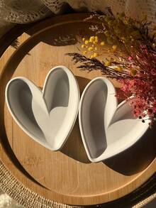 SILIKE LUFEI DIY Crystal Resin Mold Heart-Shaped Dish Mold Pendant Box Silicone Mold - Heart-shaped Silicone Mold - View 7