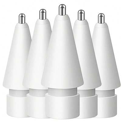 White Replacement Metal Nib, Compatible With Apple 1/2/Pro Models, High Sensitivity And Precise Control, Suitable For Use With Stylus Pens.