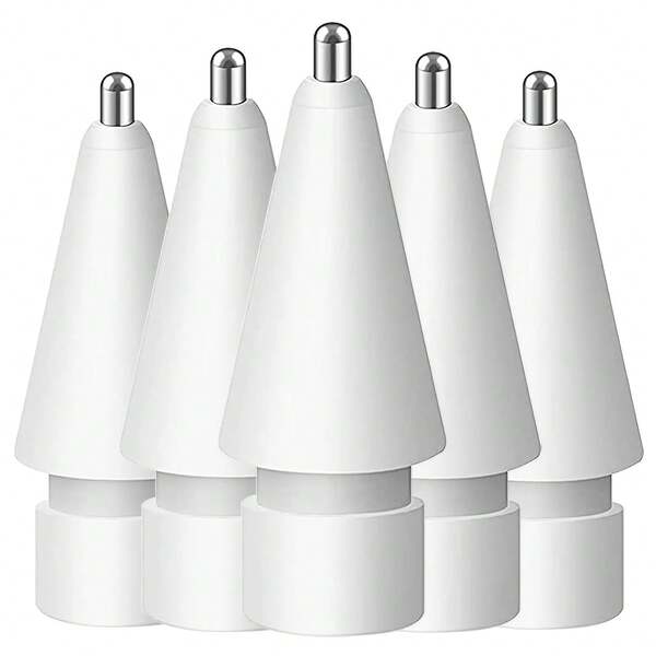 White Replacement Metal Nib, Compatible With Apple 1/2/Pro Models, High Sensitivity And Precise Control, Suitable For Use With Stylus Pens.
