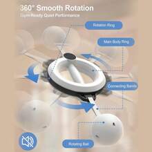 Arm Exerciser 360° Rotation Core & Full Body Workout Equipment 360° Hand-Crank - White - View 5