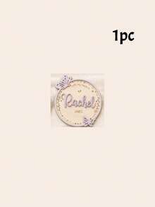 Customized Announcement Board - Wooden Purple Butterfly Birth Statistics Plaque, Hospital Customized Name Plate, Custom Design, Customizable, Personalized, Decoration - Style a - View 19
