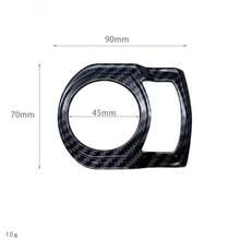 For NMAX125 155 2020-2024 Motorcycle Modification Accessories Electric Door Lock Cover Carbon Fiber Stickers - Motorcycle Ignition Switch Cover - View 5