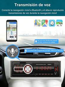 Bluetooth Car Player, Car MP3 Player, LED Display, Christmas Gift - Black - View 6