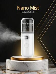 Handheld Mini Hydrating Mist Humidifier Beauty Device Moisturizing Skin Care USB Rechargeable, Nano Mist Facial Beauty Cold Spray Humidifier Oxygen Infusion Portable Small Steam Face Moisturizer USB Rechargeable Mist Device - Multicolor - View 10