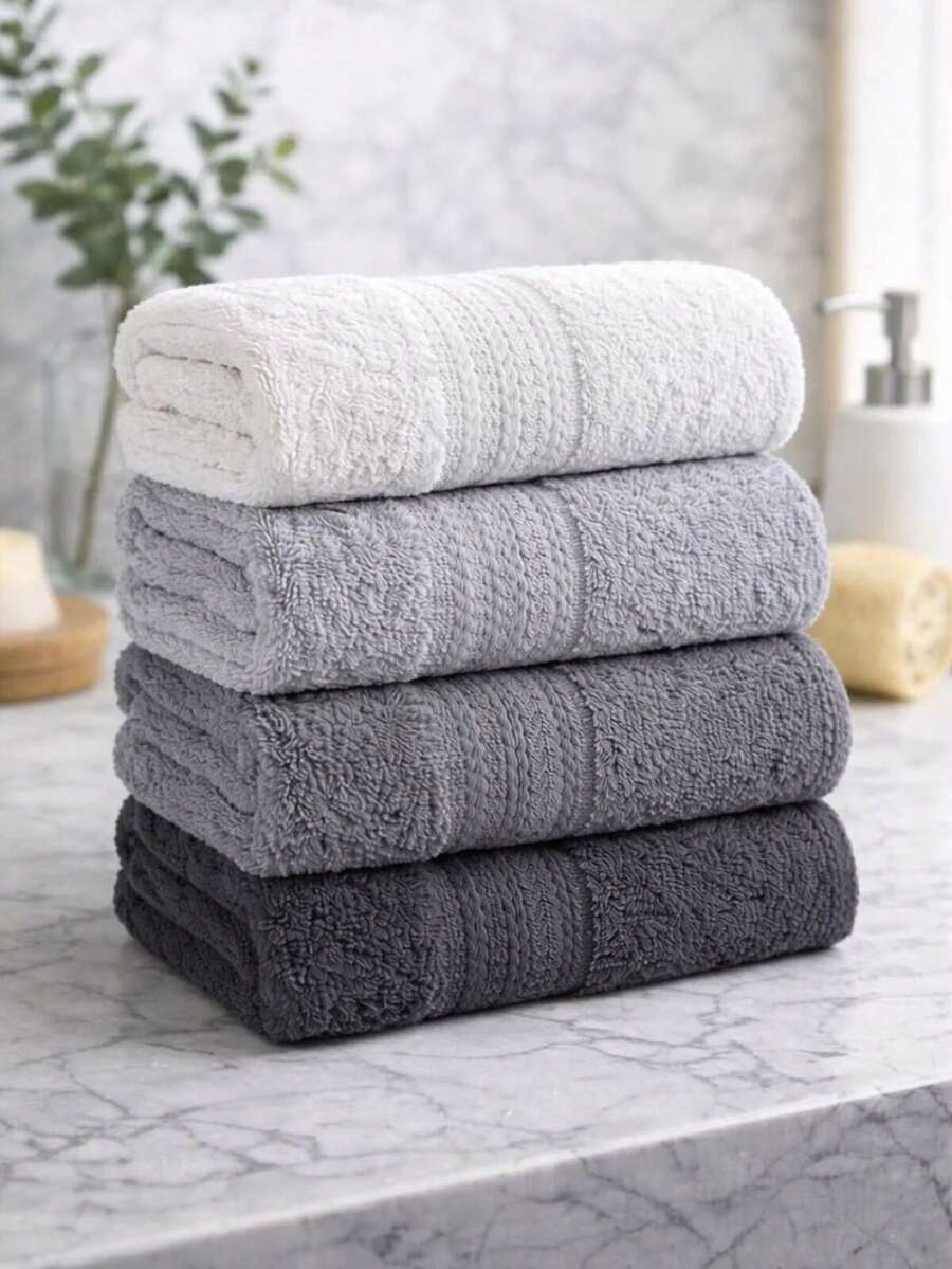 KAİ 4-Piece Towel Set Cotton Extra Soft - Multicolor - View 1