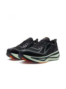 XTEP Sepatu Olahraga Pria Star 3.0 Terbaru, Sepatu Lari Tahan Aus dan Peredam Guncangan - Hitam/Abu-abu - View 2