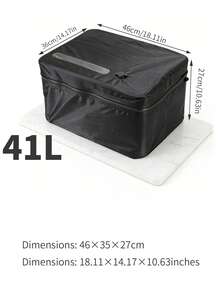 Extra Large 41L Vacuum Compression Bag With 180 Degree Zipper Wide Opening, Electric Air Pump For Vacuuming, Scratch-Resistant, Wear-Resistant, Waterproof, Moisture-Proof, Space-Saving; Store Clothes, Bedding, Blankets, Bed Linens, Coats, Shirts, Quilts, Pants, Women's White T-Shirts, Women's Black Pants, Women's Winter Clothing, Dresses, Suitable For Home, Dorm, Closet, Bedroom, Bathroom, Suitcase Travel - View 11