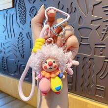 1pc Cute Funny Fluffy Keychain, Unique Design Fashion Bag & Key Accessory, Perfect Gift For Women And Girls, Suitable For Daily Use, Universal Bag Charm - Curly-haired Doll - View 13