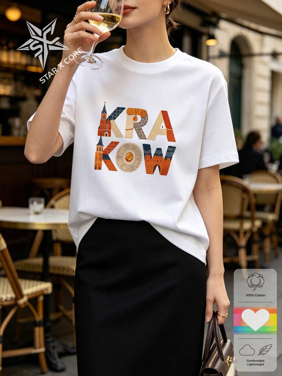 Women T-Shirts - 白色 - 查看 1