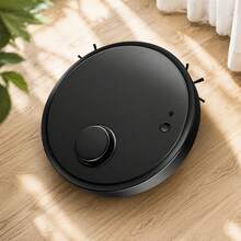 Aspiradora Robot Inteligente 2400mAh Máquina de Limpieza del Hogar Aspiradora Fregona Todo en Uno Barredora - Negro - Ver 5