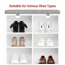 Techigher Shoe Storage Bench With Cushion, Shoe Rack Organiser, Hallway Storage Bench With Padded Seat & Adjustable Shelves, Compact Shoe Cabinet For Entryway, Bedroom, Living Room - White 51*30.5*53 - View 6