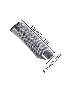 1 pieza Cubierta de freno de mano con incrustaciones de diamantes para instalación en coche, interior de coche, protector universal de freno de mano, carcasa de freno de mano, modificación de cubierta de palanca de tracción - A - Ver 11
