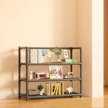 1pc 3-7 Tier Storage Rack, Home Snack & Miscellaneous Storage Shelf, Multi-Functional Space-Saving Floor Rack, Can Be Used As Shoe Rack In Entryway, Durable Sturdy Metal Tube, Easy To Install Home Decor - Multicolor - View 8