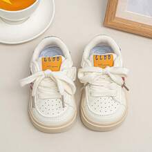 Infant Toddler Lightweight Soft Sole Walking Shoes, Anti-Slip Closed Toe Baby Sports Shoes - Beige - View 3