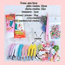 Polymer Clay & Resin Diy Accessories Set For Hairpins, Hairclips, Etc, Gift For Others - Multicolor - View 11