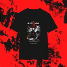 The Scarlet Letter, Nathaniel Hawthorne. Books, Back To School, American Literature, Early Years, English Teacher Gift O7H8 - Black - View 6