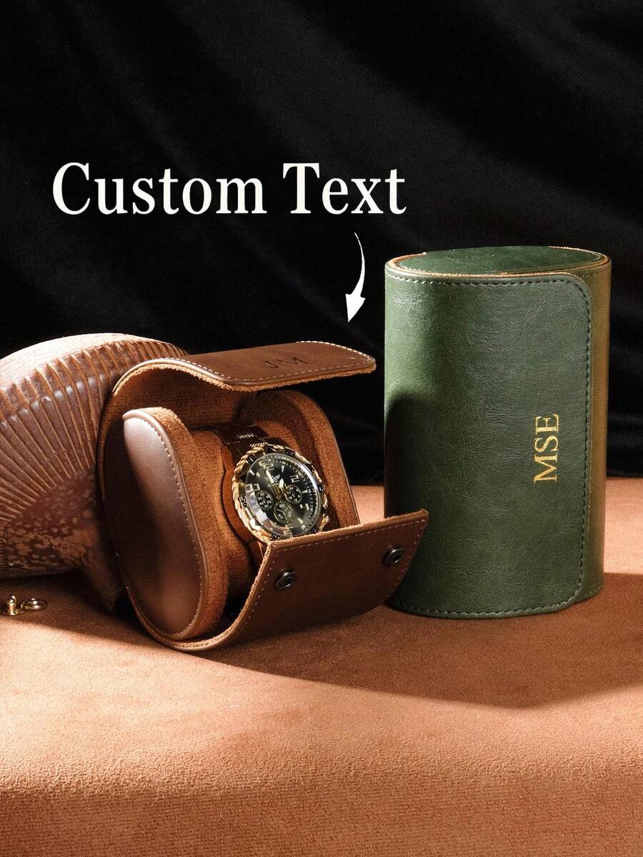 Kotak Jam Tangan Kulit Kustom, Gulungan Jam Tangan Perjalanan yang Dipersonalisasi, Kotak Jam Tangan Kulit Ukir Kustom, Kotak Penyimpanan Jam Tangan yang Dipersonalisasi, Kotak Pajangan Jam Tangan Kustom, Kotak Penyimpanan Jam Tangan, Kotak Penyimpanan Perhiasan dan Jam Tangan Serbaguna, Kotak Jam Saku, Kotak Jam Tangan Kustom, Kotak Penyimpanan Jam Tangan Kulit, Hadiah untuk Pengiring Pengantin Pria, Hadiah Pernikahan, Hadiah Hari Ayah
