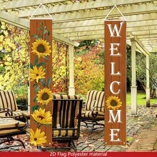 2D Flat 2D Flat 2D Flat, 2D Flat 1pc, 2D Flat Welcome, Polyester Material. This Sunflower Theme - Sunflower Theme - View 10