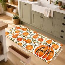 1pc Colorful Pumpkin Pattern Diatomaceous Earth Kitchen Drain Mat, Quick-Drying Absorbent Non-Slip Coffee Machine Mat And Dish Drying Mat, Suitable For Kitchen Countertop And Home Decor - Multicolor - View 8