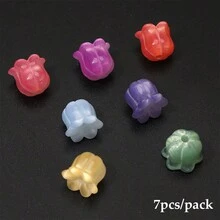 beadia 6-7件 3D鈴蘭 UV變色珠－DIY手工手鍊、項鍊、耳環，小商家珠寶製作過程用品 - 珠 - 查看 9