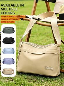 Myco Lightweight Shoulder Crossbody Bag, Large Capacity Minimalist Small Bag, Convenient School Bag, Suitable For Students, Nurses, Teachers - Multicolor - View 4