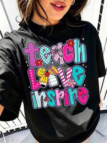 Women T-Shirts - 黑色 - 查看 1