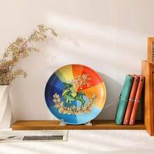 1/3/6pcs Display Stand Single Badge/Commemorative Coin Storage Rack Acrylic Commemorative Coin Tassel Transparent Perimeter Sign Holder Transparent Plastic Desktop Stand - View 7