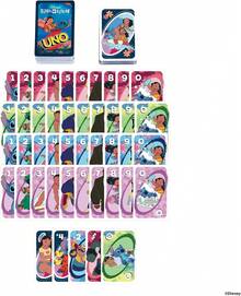 Mattel Games UNO Lilo And Stitch Card Game, Ages 7+, Players 2-10 - Color default - View 7