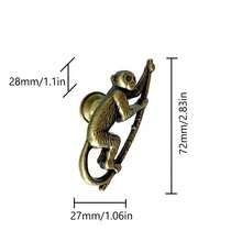 Monkey Shaped Single Hole M4 Handle, Multiple Colors Available, Export Only - 4pcs-single hole - View 4