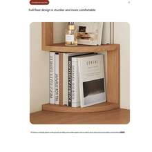 1pc Multifunctional Wall-Mounted Corner Triangle Shelf, Wall Hanging Storage Rack, Living Room Wall Shelf, Corner Bracket - View 5