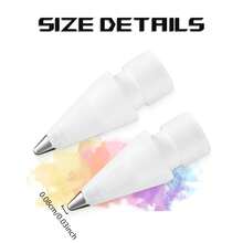 Ujung Pena Logam Pengganti Warna Putih, Kompatibel dengan Model Apple 1/2/Pro, Sensitivitas Tinggi dan Kontrol Presisi, Cocok untuk Digunakan dengan Pena Stylus. - MultiWarna - View 6