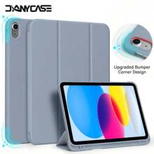 DANYCASE 11英寸平板电脑保护套，带笔槽，适用于A16 Air 11 M3 M2 Pro 11 M4 M5 7代 8代 9代 10.2英寸 10代 10.9英寸 Air 4 Air 5，防摔设计 - 紫色 - 查看 1