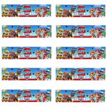 10件或20件組 Paw Patrol 卡通風格派對與節日裝飾及桌面佈置，適合生日派對、各種活動與慶祝場合，理想的派對、嘉年華、生日慶祝及其他活動裝飾 - 彩色 - 查看 8