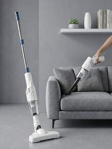1pc 1200mAh USB Rechargeable Wireless Handheld Vacuum Cleaner, Portable Mini Car Vacuum, Lightweight Bagless Wireless Air Duster, Suitable For Pet Hair, Food Crumbs, Dust, Keyboard, Sofa, Car Interior And Home Crevices Quick Cleaning - A - View 2