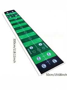 1pc Indoor/Outdoor Golf Putting Practice Trainer, Putting Practice Mat, Home/Office Golf Carpet - Multicolor - View 6