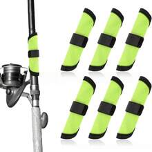 6 Pack Lure Wrap, 6 Inch Fishing Lure Covers Bait Gloves Fish Hook Storage Protectors Pole Sleeve Guard For Fishing Rod To Keep Fishermen - Multicolor - View 13