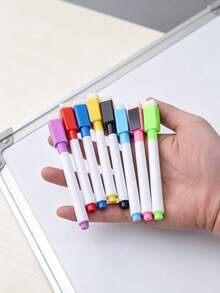 Erasable Magnetic Whiteboard Markers, Suitable For Writing, Teaching, Drawing And Coloring; Featuring Erasable Design, Large Ink Capacity, Perfect For Quick Sketching, Doodling And Back To School Use - Multicolor - View 3
