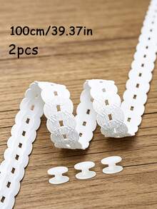 Lace Trim Hem Waistband, Adjustable Hem Regulator, Invisible Button Extender, Suitable For T-Shirts, Dresses, Shirts, Sweaters And Pants, Used To Shorten Clothing Length, Universal Home Sewing Tool - Multicolor - View 13