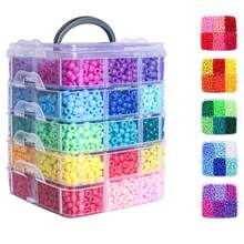 30/6000pcs 9x6mm Multicolor Acrylic Horseshoe Beads, Bracelet Making Kit - Perfect For Jewelry Making, Bracelets, Hair Braiding And DIY Crafts - Includes Storage Box, Craft Accessories, Jewelry Making Beads, Bead Storage Box - Multicolor - View 8