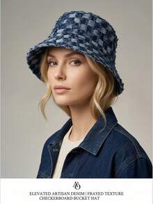 Topi Bucket Bertepi Anyaman dengan Label Huruf, Topi Bucket Ringan Serbaguna dan Modis (Huruf NA & AN Acak) - MultiWarna - View 21
