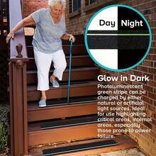 Anti-Slip Grip Tread Tape, Luminous Striped, Outdoor Waterproof Non-Slip Pre-Cut Tape With Roller, High Grip Frosted Anti-Slip, Suitable For Stair Treads - A - View 8