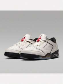 Men's JORDAN SIXTY PLUS LOW Low-Top Sports Casual Shoes IH2047-005 - Red and White - View 3