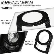 For NMAX125 155 2020-2024 Motorcycle Modification Accessories Electric Door Lock Cover Carbon Fiber Stickers - Motorcycle Ignition Switch Cover - View 6