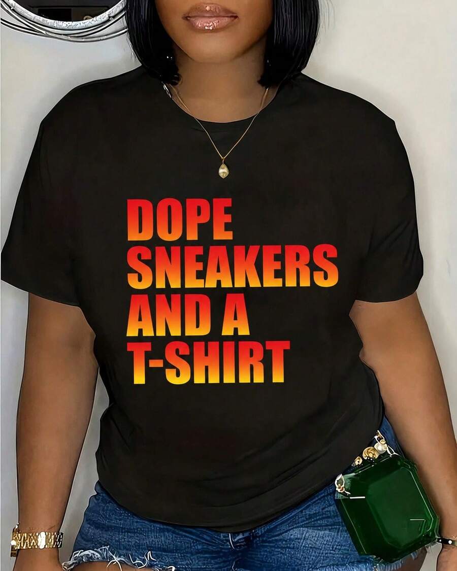 Women T-Shirts - 黑色 4 - 查看 1