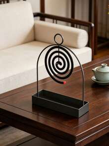2/1 Mosquito Coil Holder, Sandalwood Mosquito Coil Holder, Mosquito Coil Holder, Sandalwood Mosquito Coil Holder, Metal Material, Suitable For Hanging Or Sandalwood, Suitable For Decorating Living Room/Bedroom And Outdoor Camping/Garden/ - Multicolor - View 8