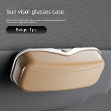 Portable Car Glasses Holder, Driving Glasses Storage Rack, Sun Visor Glasses Case (Multiple Colors Available), Car Accessories - Glasses Case - View 6