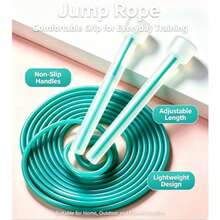 Transparent Handle Jump Rope, Adjustable PVC Jump Rope, Portable Home & Outdoor Daily Fitness Rope - Multicolor - View 5