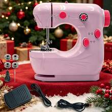 1pc Beginner Sewing Machine, Mini Portable Sewing Machine, Suitable For Beginners, A Complete Set Of Quick Home Fabric Repair Tools, Also A Great Helper For DIY Craft Enthusiasts. - Multicolor - View 10