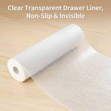 Non-Adhesive Non-Slip Multi-Function Drawer Liner, Waterproof, Oil-Proof, Mold-Proof, Moisture-Proof, With Built-In Scale For Free Cutting, Washable And Reusable. Suitable For Kitchen Cabinets, Wardrobes, Shoe Racks, Refrigerator Shelves, Dust-Proof, Scratch-Resistant, Protects Cabinet Body, Practical Home Storage Protective Pad. - View 20