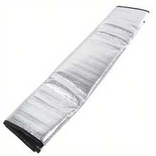 Winter Car Frost & Snow Glass Cover - Ice Shield, Dust Protector And Easy Install Sun Shade, Fits Most Vehicles, White, Vehicle Winter Protection, Vehicle Accessories, Fashionable Vehicle Accessories, Flexible Material, Autumn/Winter Gift, Car Front Windshield Protective Cover, All Season Snow Cover, Heat Insulation, Anti-Frost & Anti-Ice, Thickened Wear-Resistant Car Accessory - Multicolor - View 7